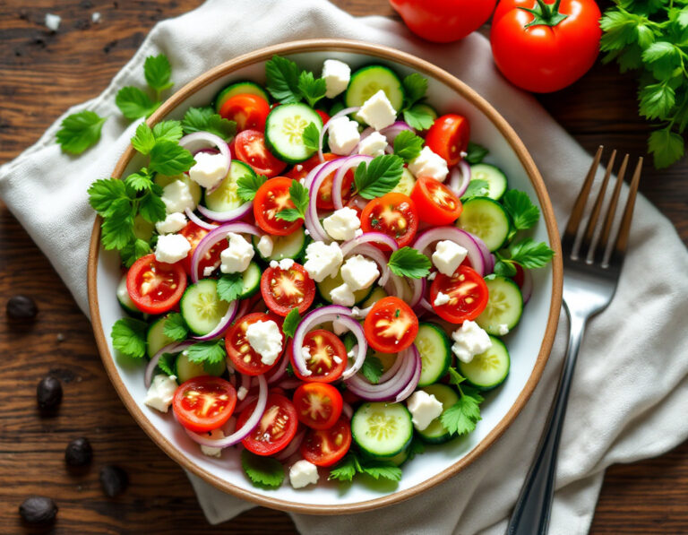 Shopska Salad Recipe – Authentic Balkan Classic