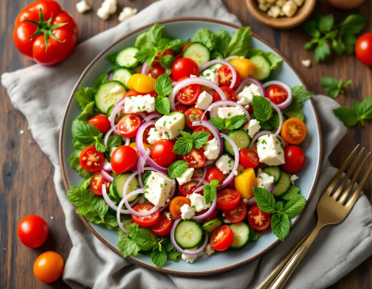 Shopska Salata Recipe – Authentic Balkan Salad