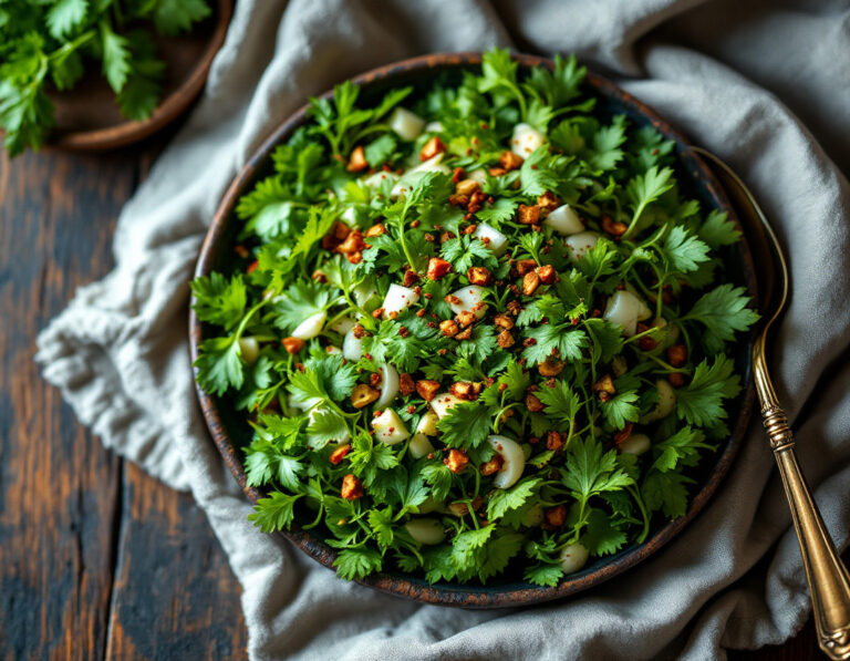 Sri Lankan Herb Salad Recipe – Gotu Kola Sambol