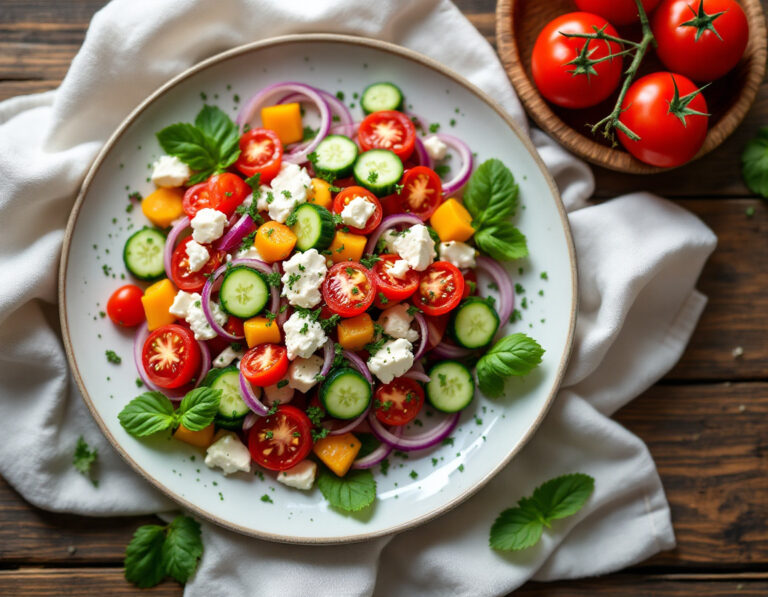 Srpska Salata Recipe – Authentic Serbian Salad