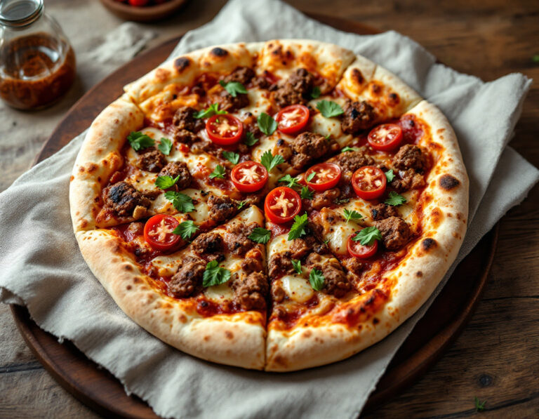 Syrian Meat Pizza Recipe – Authentic Lahmacun