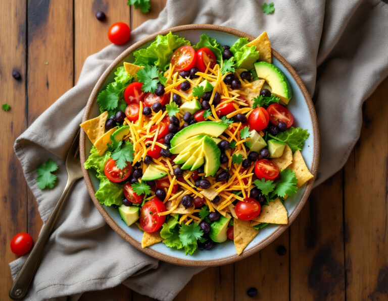 Taco Salad Recipe – Mexican Layered Salad