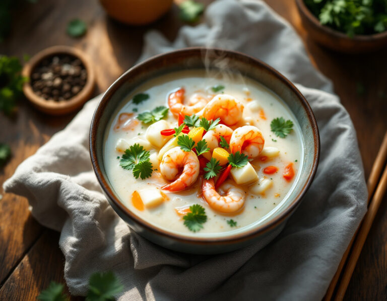 Thai Coconut Soup Recipe – Authentic Tom Kha Gai