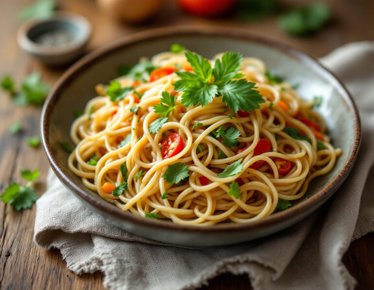 Thai Glass Noodle Salad Recipe – Som Tam with Glass Noodles