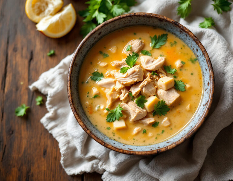 Thai Coconut Soup with Chicken Recipe – Tom Kha Gai