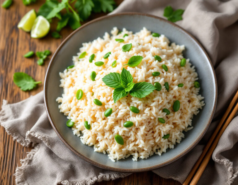 Thai Rice with Green Beans Recipe – Khao Phad Tua