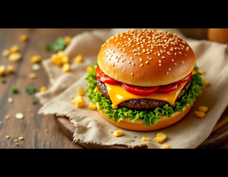 The Big Yellow Burger – Egyptian Turmeric Burger