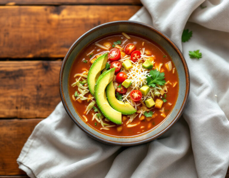 Tortilla Soup Recipe – Authentic Mexican Sopa de Tortilla