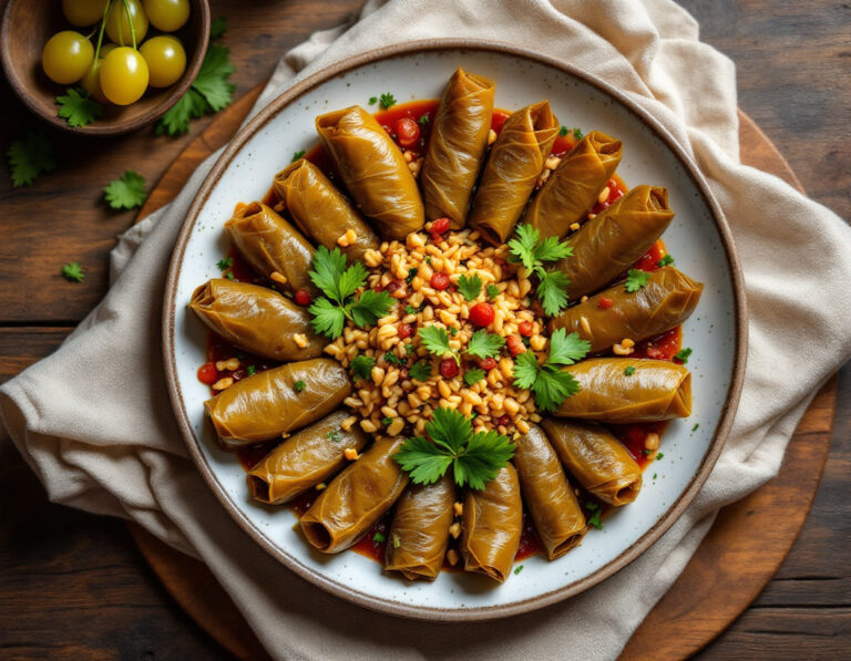 Turkish Dolma Recipe – Easy Stuffed Grape Leaves