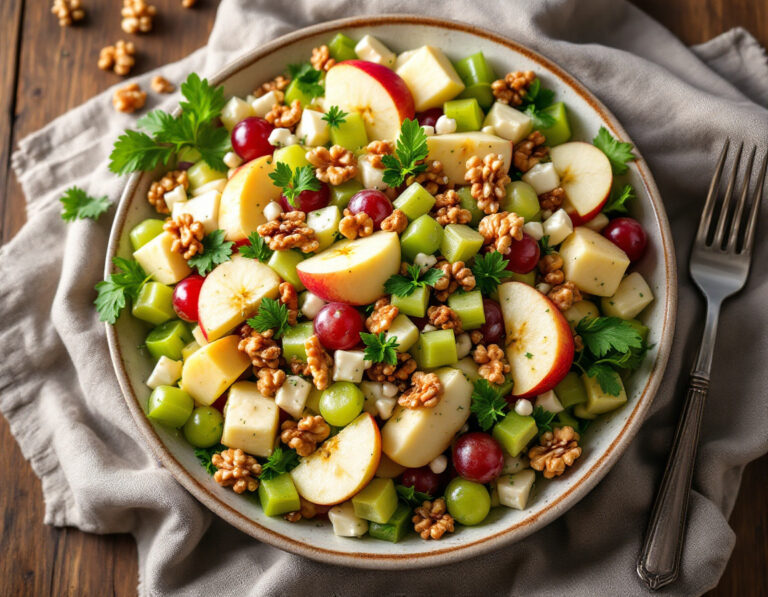 Waldorf Salad Recipe – Classic American Apple Salad