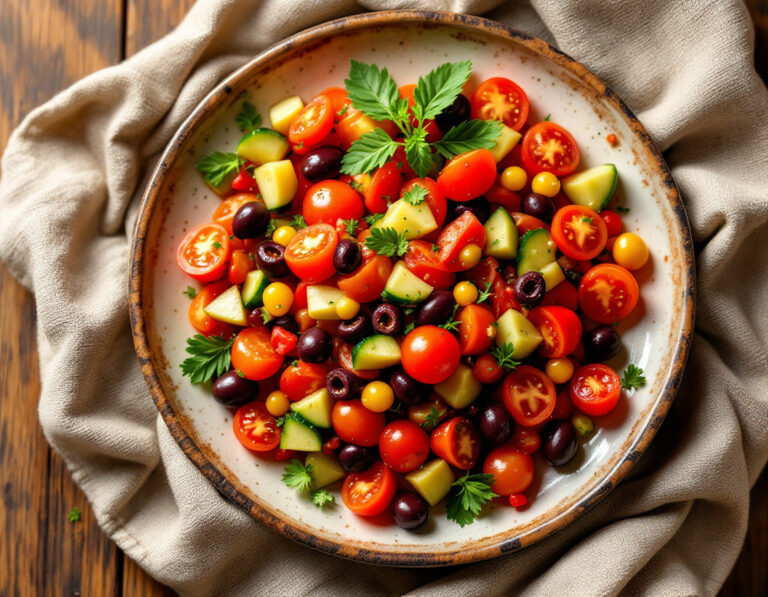 Zaalouk Recipe – Moroccan Eggplant Tomato Salad