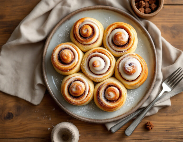 American Cinnamon Rolls with 2 Icing Variations Recipe