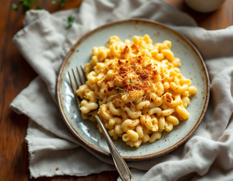 Cauliflower Mac and Cheese Casserole – Low-Carb