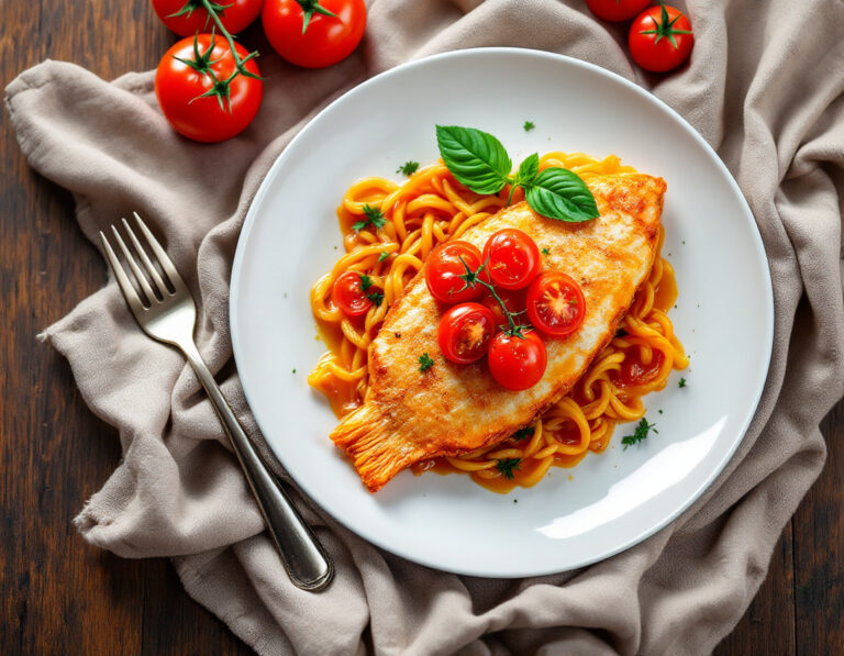 Pan-Fried Fish with Melted Tomatoes Recipe – British Classic