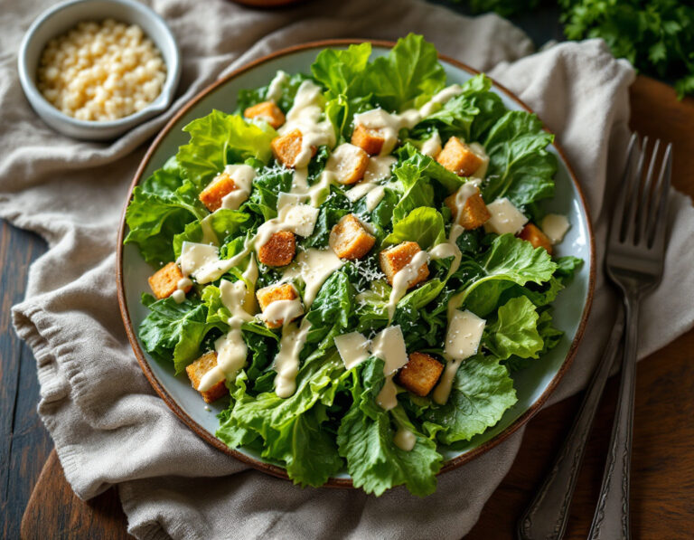 Caesar Salad Recipe – Classic with Homemade Dressing