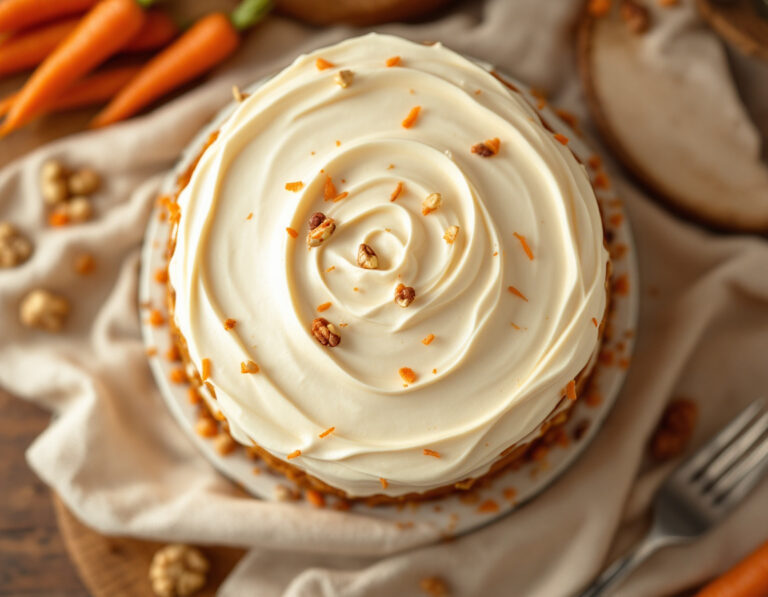 Classic American Carrot Cake with Cream Cheese Frosting