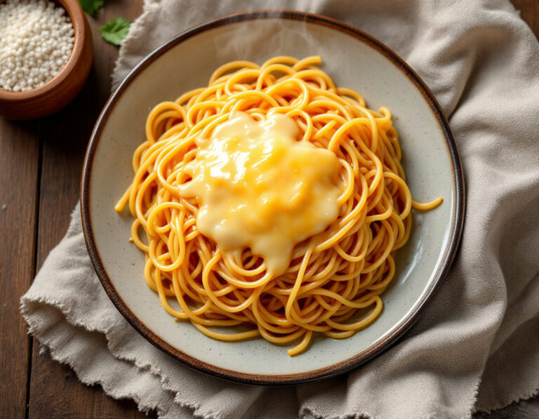 Cheese Ramyeon Recipe – Korean Cheesy Noodles