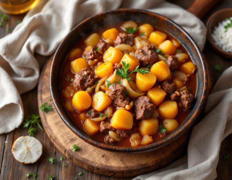 Traditional Austrian Potato Goulash Recipe