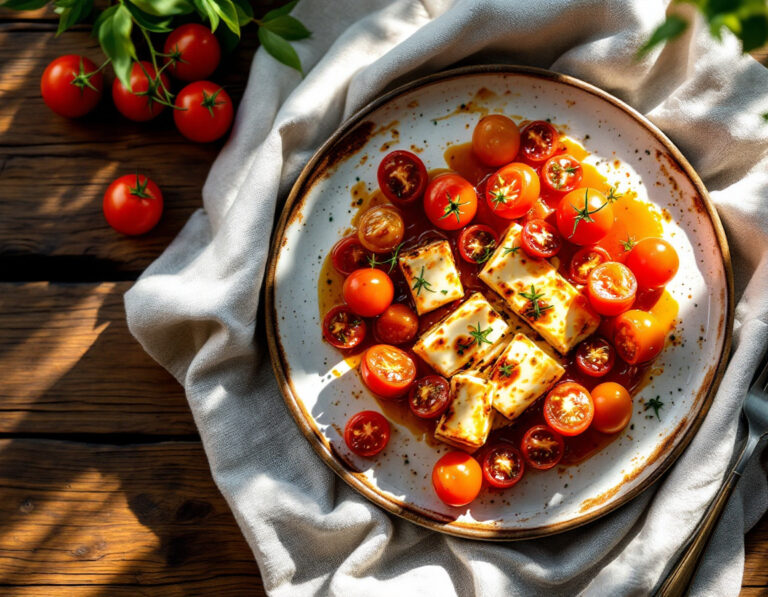 Baked Feta with Tomatoes – Authentic Feta Recipe