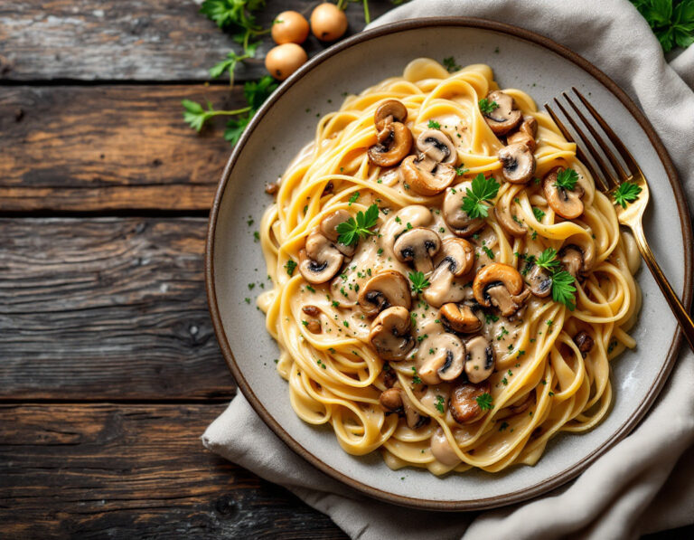 Swiss Geschnetzeltes with Mushroom Cream Sauce