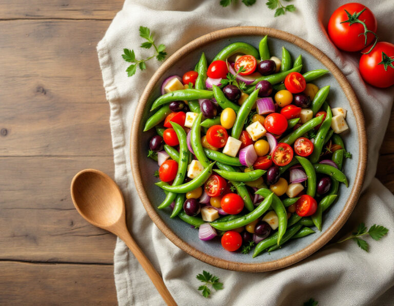 Greek Bean Salad Recipe – Traditional & Delicious
