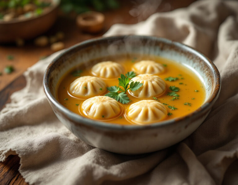 Semolina Dumpling Soup Recipe – Authentic Austrian