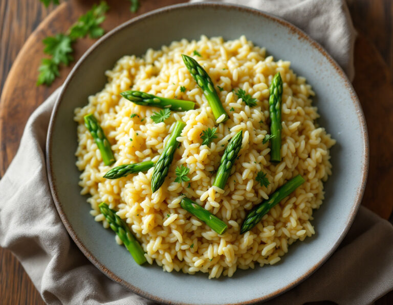 Green Asparagus Risotto Recipe – Creamy & Flavorful