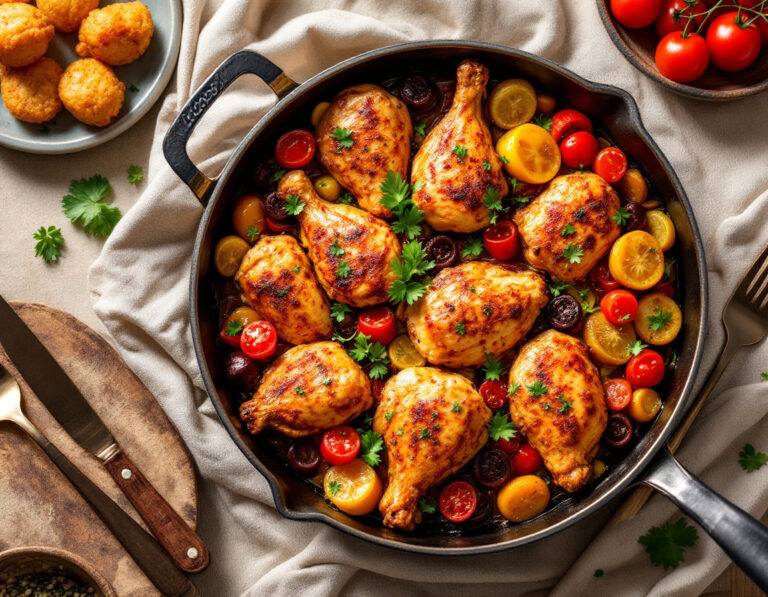 Turkish Chicken Skillet Recipe – Tavuk Sote