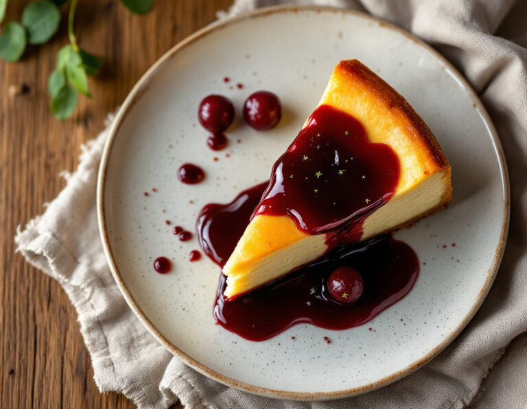 Brazilian Cheesecake with Goiabada Glaze Recipe
