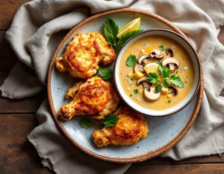 Corn-Fed Chicken with Tom Kha Gai – Egyptian Fusion Recipe
