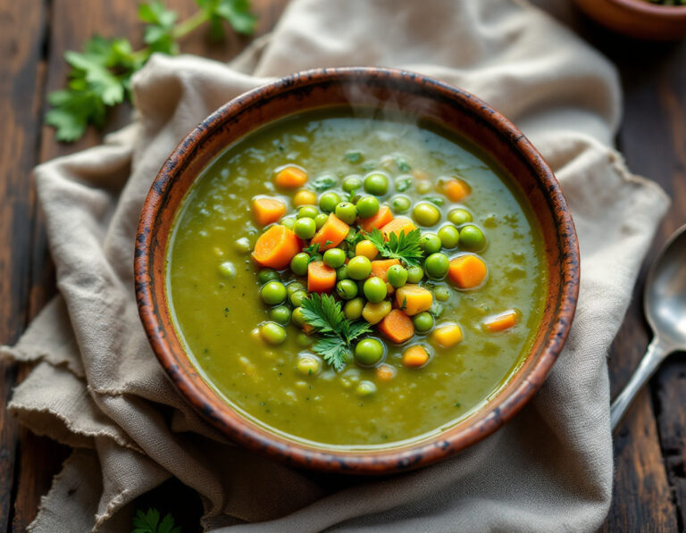 Moroccan Pea Soup Recipe – Harira with Peas
