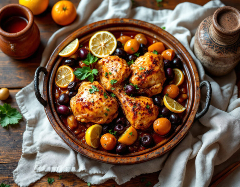 Moroccan Chicken Tagine Recipe – Authentic & Easy