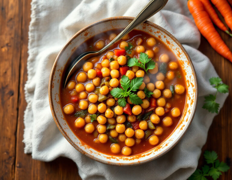 Moroccan Chickpea Stew Recipe – Harira Style