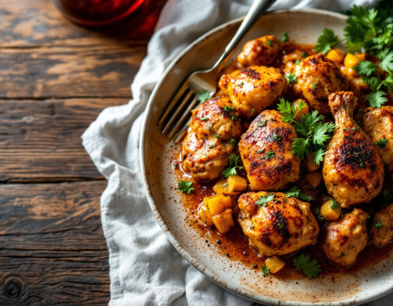 Moroccan Chicken Recipe – Tagine with Preserved Lemons