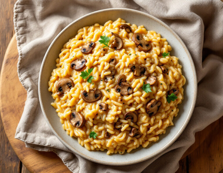 Creamy Mushroom Risotto Recipe – Cooking Italian