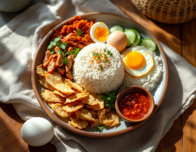 Malaysian Nasi Lemak Recipe – Authentic Coconut Rice