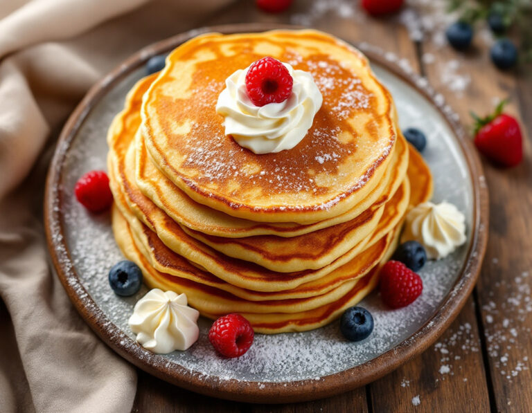 Pancake Recipe – Fluffy & Easy in 15 Minutes
