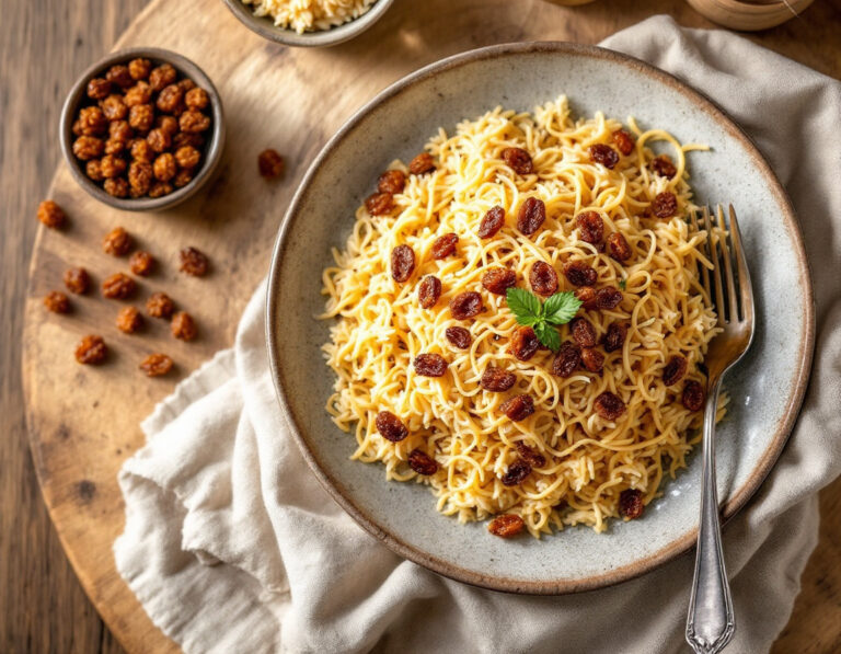 Rice with Toasted Vermicelli and Raisins Recipe