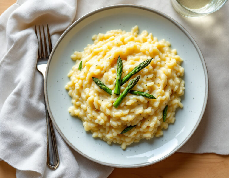 Creamy Asparagus Risotto Recipe – Italian Classic