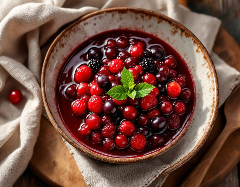 Red Berry Compote Recipe – Classic Northern German Dessert