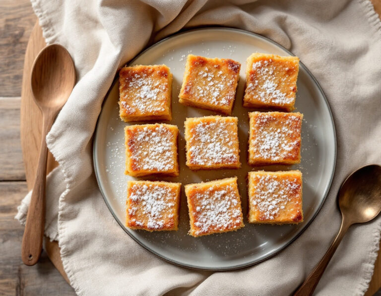 Russian Tea Cake Bars Recipe – Tender Cake for Tea Time