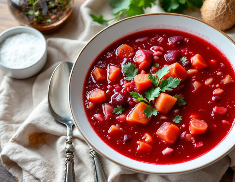Russian Borscht Recipe – Classic Beet Soup