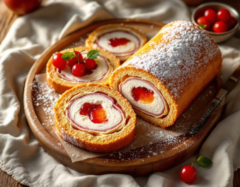 Russian Roll Cake Recipe – Traditional & Easy