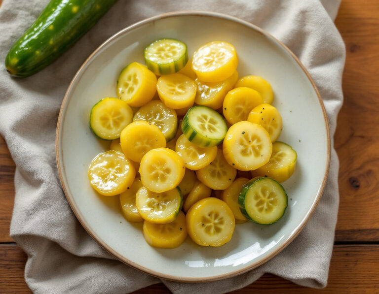 Sweet and Sour Pickled Cucumbers Recipe – American Style