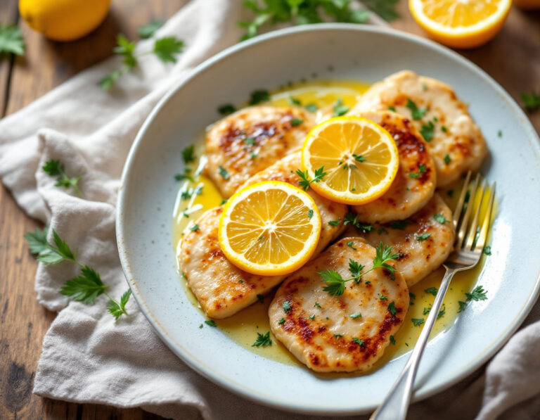 Scaloppine al Limone Recipe – Tender Cutlets in Lemon Sauce