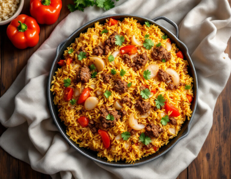 Serbian Rice Skillet Recipe – Authentic Djuvec Rice