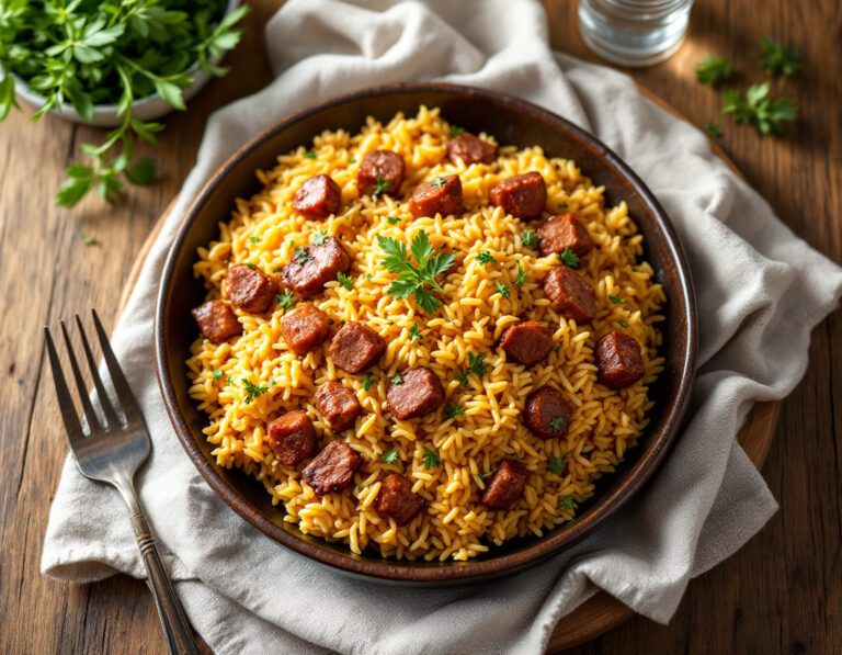 Serbian Rice and Meat Recipe – Authentic Djuvec Rice