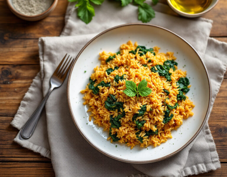 Spanakorizo Recipe – Authentic Greek Spinach Rice