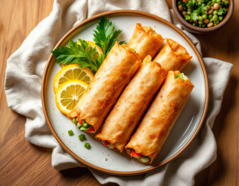 Spring Rolls Recipe – How to Make Crispy Spring Rolls from Scratch