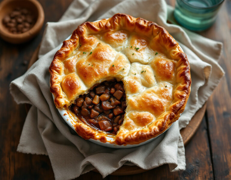 Steak and Kidney Pie Recipe – Traditional British Pie